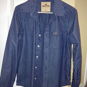 Dark Blue Hollister Button Down